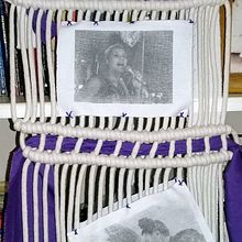 Mi Proyecto del curso: Introducción al macramé: creación de un tapiz decorativo. Un proyecto de Artesanía y Concept Art de Laura Bello - 18.06.2019