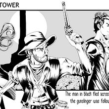 La Torre Oscura Ein Projekt aus dem Bereich Comic und Digitale Illustration von Keisy Lopez - 18.06.2019