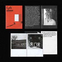 Left Alone. Editorial Design, Graphic Design, and Traditional illustration project by Alejandra Gómez Díaz - 06.18.2019