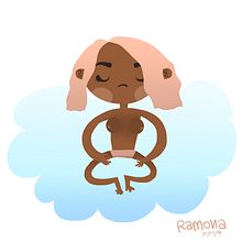 Yoga. Drawing, Traditional illustration, and Digital Illustration project by Una Ramona - 09.20.2018