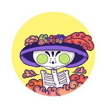 Catrina. Un proyecto de Ilustración digital de Una Ramona - 15.09.2018