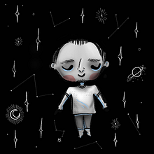 De nuestros corazones, directo a las estrellas. Un proyecto de Ilustración tradicional, Ilustración digital e Ilustración infantil de Una Ramona - 22.11.2018