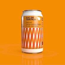 Diseño de lata para zumo de naranja. Un proyecto de 3D, Br, ing e Identidad, Diseño gráfico y Packaging de jordi ferrandiz - 19.06.2019