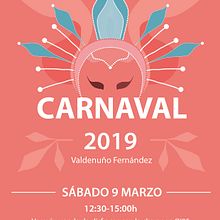 Cartel Carnaval 2019. Un progetto di Design di poster  di María Pereda Escudero - 09.03.2019