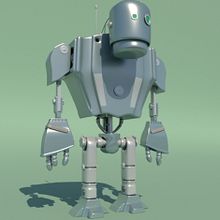 Una pequeña versión de "Robot will proyect you". 3D project by Jonathan Ponce de Haro - 06.19.2019