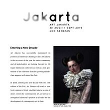 Jakarta Art Fair . Un proyecto de Diseño gráfico de Daniela Nocito - 20.05.2019
