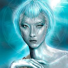 Bingfëng, Hechicera del Hielo. Traditional illustration, and Digital Illustration project by Guillermo Liroz - 06.21.2019