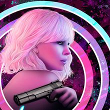 Póster "Atomic Blonde". Graphic Design, Traditional illustration, and Digital Illustration project by Alendro Estudio - 03.01.2018