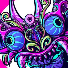 Diablada Head. Projekt z dziedziny  R, sunek, Ilustracja c i frowa użytkownika Nimrod Villar - 23.06.2019