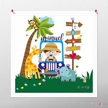 LÁMINA NEW BORN MANUEL. Children's Illustration project by MªAngeles de la Rosa González - 06.23.2019