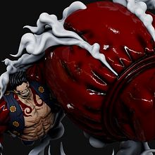 FAN ART de Monkey d Luffy Gear 4 para impresión 3D, espero sea de su agrado. Buenas vibras a todos.=). 3D project by Anthony Espericueta Rivera - 06.23.2019