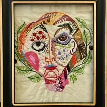 Multicolor woman. Un proyecto de Bordado de Monica Moscoso - 23.06.2019