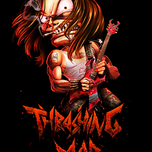 Thrashing Mad. Ilustração tradicional, Design de personagens, Artes plásticas e Ilustração digital projeto de Andrés Felipe García Muñoz - 22.05.2022