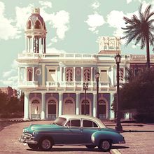 Cuba azul. Traditional illustration, and Digital Illustration project by Alendro Estudio - 09.24.2018
