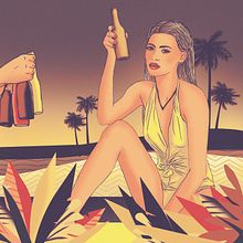 Welcome Summer! Welcome weekend!. Traditional illustration, and Digital Illustration project by Alendro Estudio - 04.01.2019