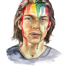 Phobia: Retrato ilustrado en acuarela. Pencil Drawing, Artistic Drawing, Portrait Drawing, and Watercolor Painting project by Javi Cohen - 10.27.2019