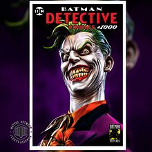 Joker cover ( Batman Detective Comics). Pencil Drawing, Artistic Drawing, and Realistic Drawing project by Mariano Mattos - 06.30.2019
