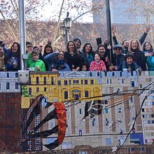 Me lo contó un chincolito. Street Art project by Valeria Merino - 08.06.2016