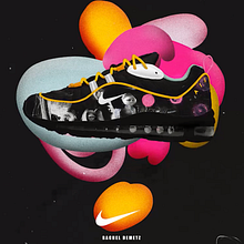 Nike proposal. Un proyecto de Collage, Diseño de moda, Ilustración tradicional, Ilustración digital, Publicidad y Retoque fotográfico de Rachel Demetz - 14.03.2019