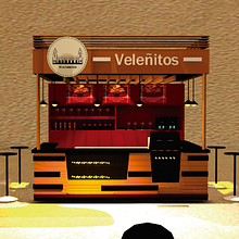 Prototipo isla 3D. 3D, and 3D Modeling project by Moisés Leandro Pinzón Mateus - 06.25.2019