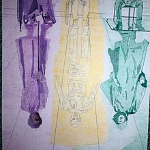 Glass movie poster with coloured pens. Drawing, and Painting project by Erika Portillo - 01.26.2019