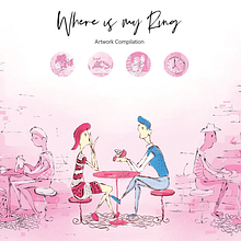 Where is my Ring. Un proyecto de Dirección de arte, Dibujo artístico, Ilustración digital, Ilustración tradicional, Pattern Design e Ilustración vectorial de Alberto Amoni Barajas - 26.06.2019