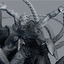 Mi Proyecto del curso: Escultura digital de criaturas fantásticas con ZBrush. Sculpture project by Sebastian Parra Aragon - 06.26.2019