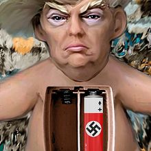 Donald Trump Parodia. Street Art, Traditional illustration, and Digital Illustration project by pandorco - 06.26.2019