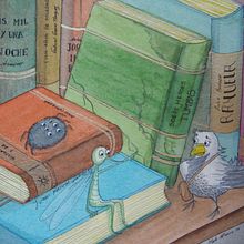 La elección de la biblioteca. Un progetto di Design editoriale, Illustrazione tradizionale e Illustrazione infantile di Male Alonso - 26.06.2015