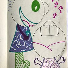 Mi Proyecto del curso: Dibujo para principiantes nivel -1. Collage, and Drawing project by Ardnazel Hearzion - 06.27.2019