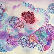 Micromundos en acuarela. Un projet de Beaux Arts de Myriam - 27.06.2019