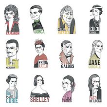 Ilustración de retratos. Portrait Drawing, and Traditional illustration project by Olalla Ruiz - 06.27.2019