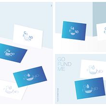 GO FUND ME. Br, ing, Identit, Design, Logo Design, Graphic Design, Digital Illustration, and Vector Illustration project by Patricia Gil - 06.28.2019