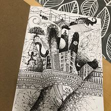 La mano. Traditional illustration project by Jonathan Mejia - 06.23.2019