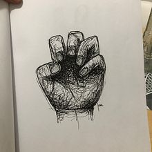 Otra...mano. Traditional illustration project by Jonathan Mejia - 06.23.2019
