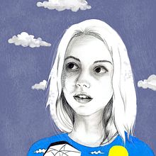 Mi Proyecto del curso: Retrato con lápiz, técnicas de color y Photoshop. Een project van Tekening met potlood van Hayrton Martinez Sanchez - 28.06.2019