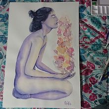 HECHICERA FLORAL. Fine Arts project by Rocio Valenza Medrano - 06.15.2019