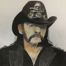 Lemmy, Motorhead.... Traditional illustration project by M Plata - 06.29.2019