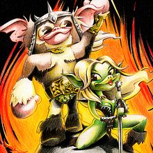 Gizmo The Barbarian. Traditional illustration project by Elysa Castro - 06.30.2019
