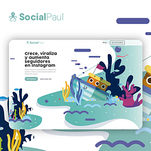 SocialPaul - Crece, viraliza y aumenta seguidores en Instagram. Web Development, Design, Interactive Design, Web Design, and UX / UI project by Borja Alday - 06.30.2019