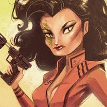 Diana, supreme commander of the Visitant's army.. Un projet de Illustration numérique de Elysa Castro - 30.06.2019