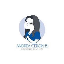 Andrea Cerón Cirujano Dentista. Br, ing, Identit, Design, Graphic Design, and Traditional illustration project by Amún Naíme Cerón Alé - 07.27.2017