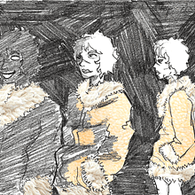 Wolf in sheep clothing. Animation, and Traditional illustration project by Claudia Romeu Dominguez - 07.02.2019