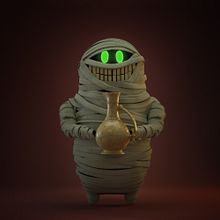 Mummy. 3D projeto de Eigleer Nunes - 02.07.2019