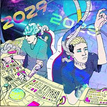 "2029" Album Covers . Animation, and Traditional illustration project by Claudia Romeu Dominguez - 07.02.2019