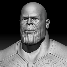Thanos para imprecion 3d. Een project van  3D-modellering van Arturo Garcia - 03.07.2019