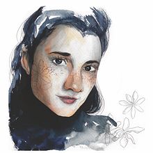 Mi Proyecto del curso: Retrato ilustrado en acuarela. Projekt z dziedziny Portret użytkownika maria8ripe - 03.07.2019