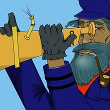 CAP . Digital Illustration project by ANDRES SOLIS DELGADO - 06.10.2019