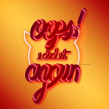 Lettering digital. 3D, Lettering, T, and pograph project by Edgar Rocha - 07.03.2019