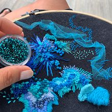 Obra Mar 2. Un progetto di Belle arti, Ricamo, Creatività e Design di Josefina Allendes - 03.07.2019
